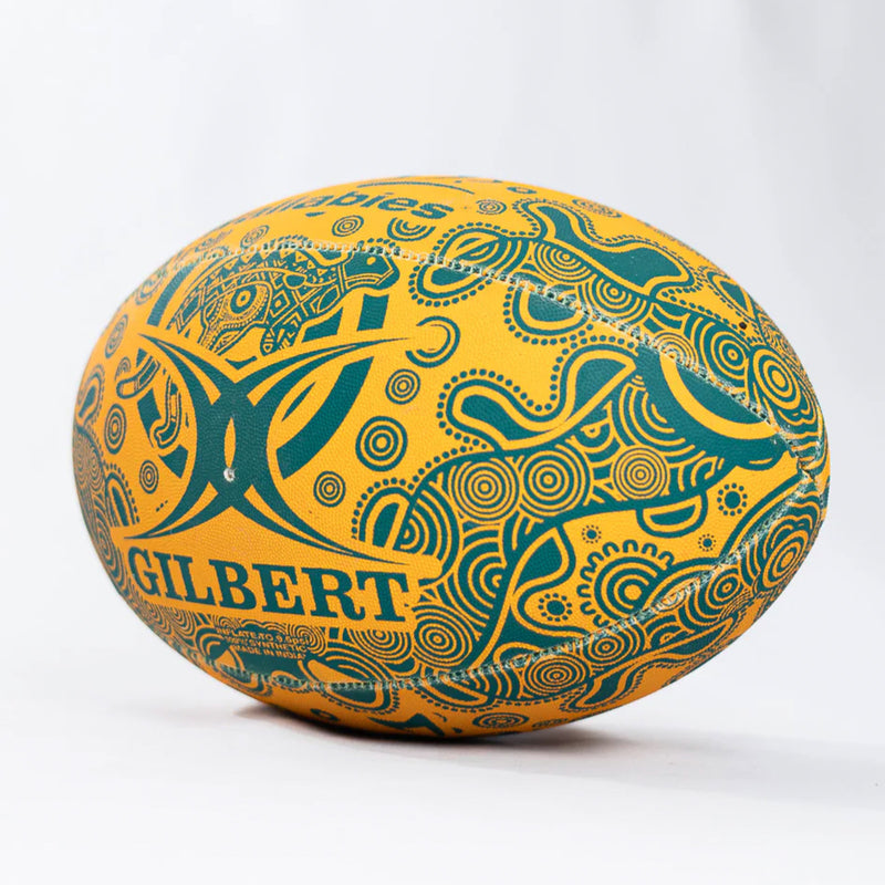 Gilbert Wallabies Australian First Nations Rugby Union Indigenous Replica Ball size 5