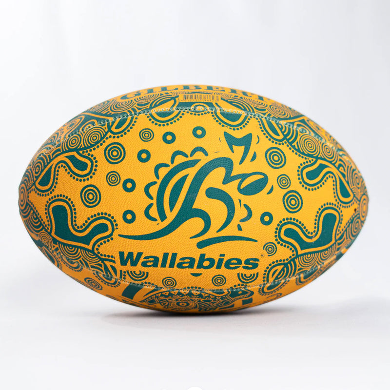 Gilbert Wallabies Australian First Nations Rugby Union Indigenous Replica Ball size 5