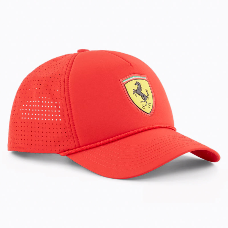 Ferrari Race Trucker Cap Rosso Corsa by Puma - new