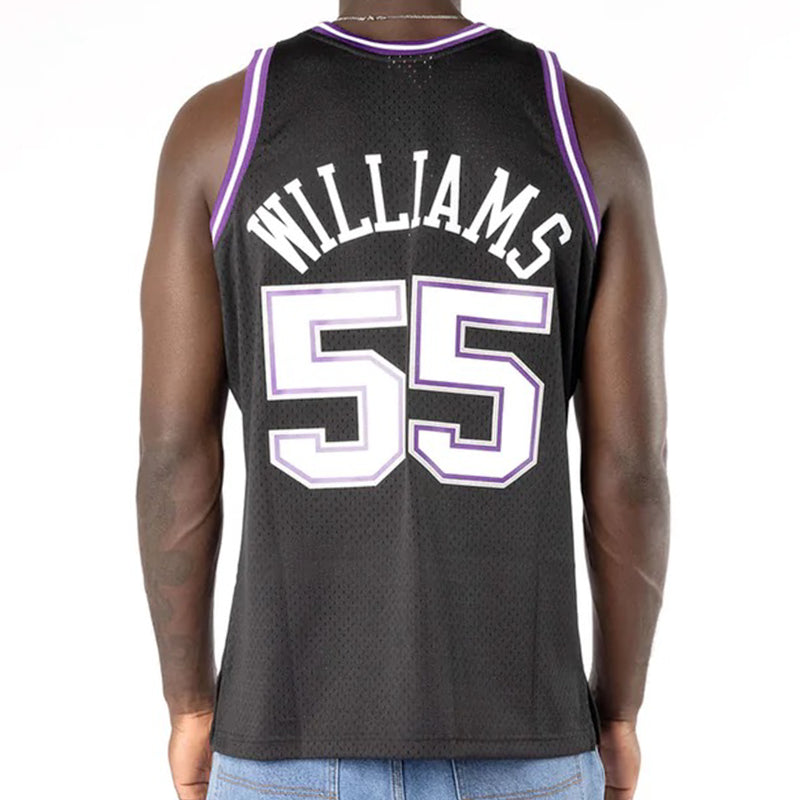  Jason Williams Sacramento Kings #55 Black Youth 8-20 Soul  Hardwood Classic Swingman Jersey (10-12) : Sports & Outdoors