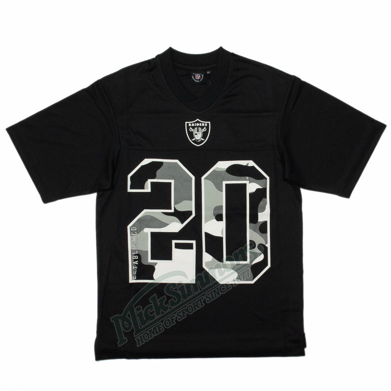 Las Vegas Raiders NFL Camouflage Mesh T-Shirt Football League by Majestic - new