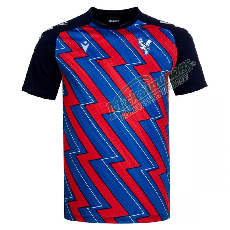 Crystal Palace F.C 2024-25 Warm Up T-Shirt Football Soccer by Macron