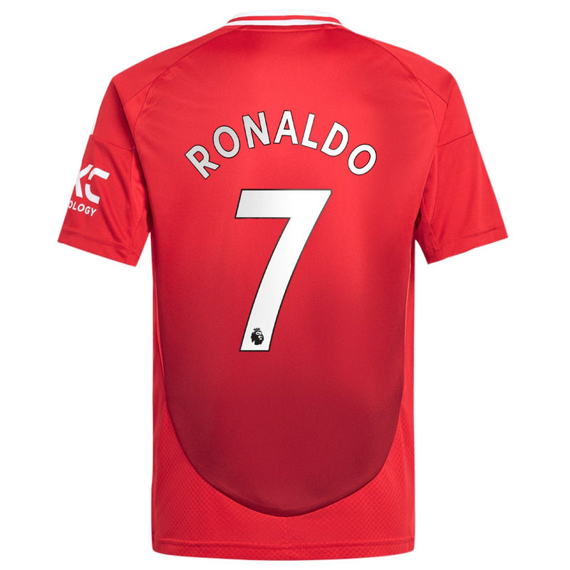 Manchester United FC 2024/25 Kid's Ronaldo 7 Home Jersey Football Soccer by adidas - new