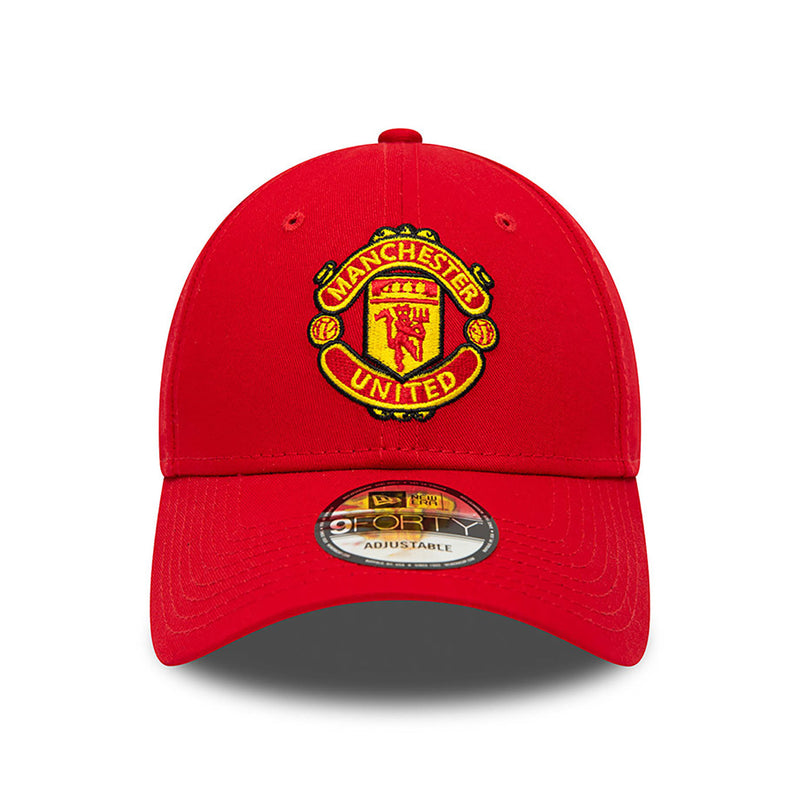 Manchester United Kids Red 9Forty Cap Cloth Strap Adjustable Football (Soccer) By New Era - new