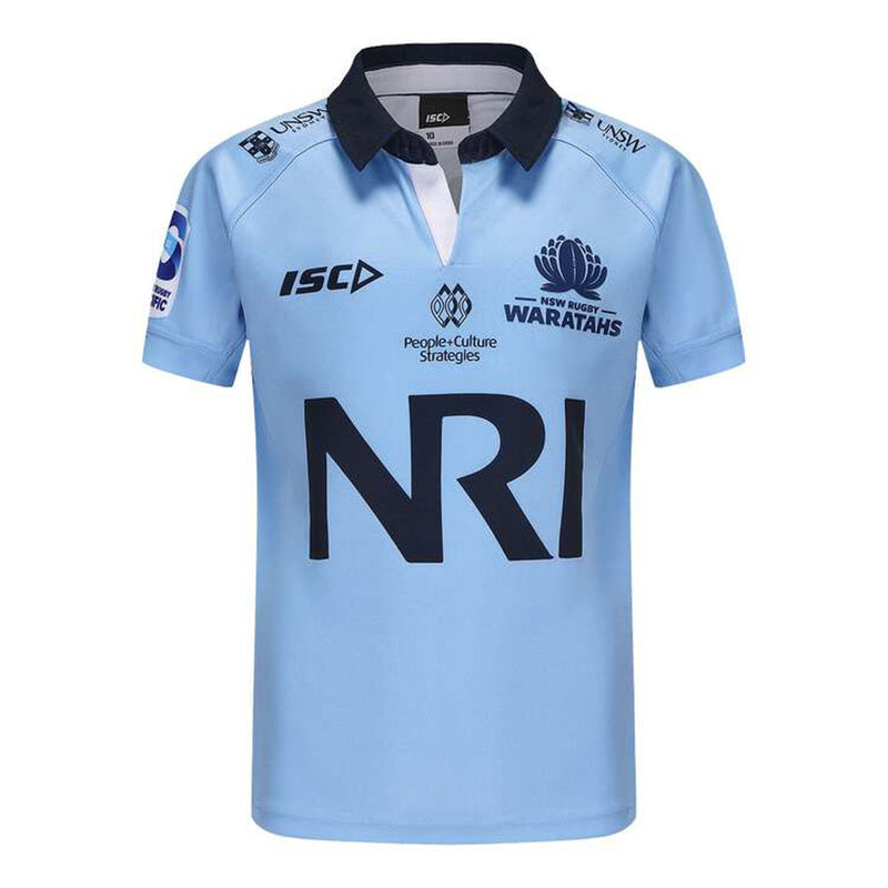 NSW Waratahs 2025 Kid's Home Jersey Rugby Union by ISC