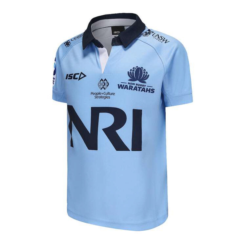 NSW Waratahs 2025 Kid's Home Jersey Rugby Union by ISC