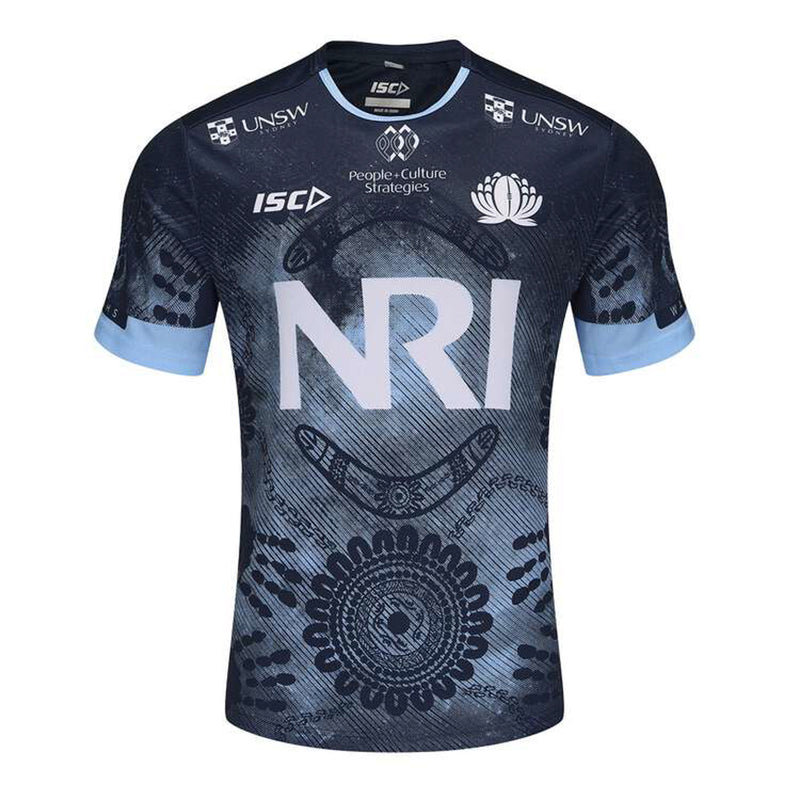 NSW Waratahs 2025 Kids Run Out T-Shirt Rugby Union by ISC