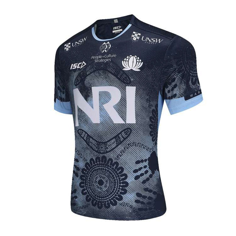 NSW Waratahs 2025 Men's Run Out T-Shirt Rugby Union by ISC