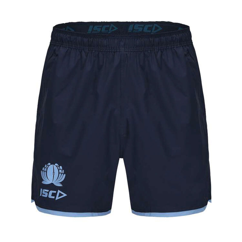 NSW Waratahs 2025 Training Shorts Rugby Union by ISC