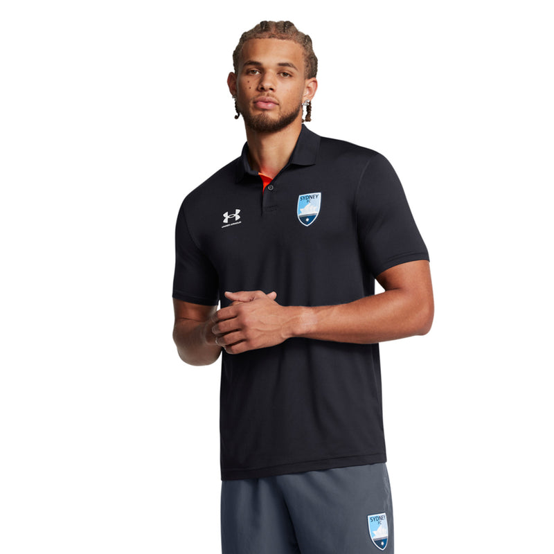 Sydney FC Men's 2024/25 Polo Shirt Football Soccer by Under Armour - new