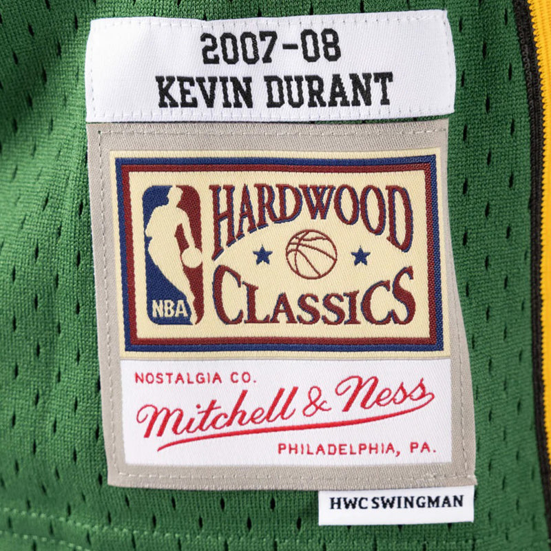  Mitchell & Ness Men's Seattle Supersonics Kevin Durant 2007-08  Hardwood Classics Green Swingman Jersey : Sports & Outdoors