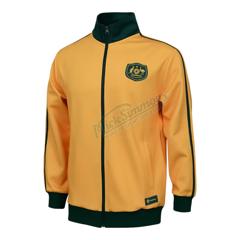 Official Australia Socceroos Mens 1974 Retro Anthem Jacket Football Soccer - new