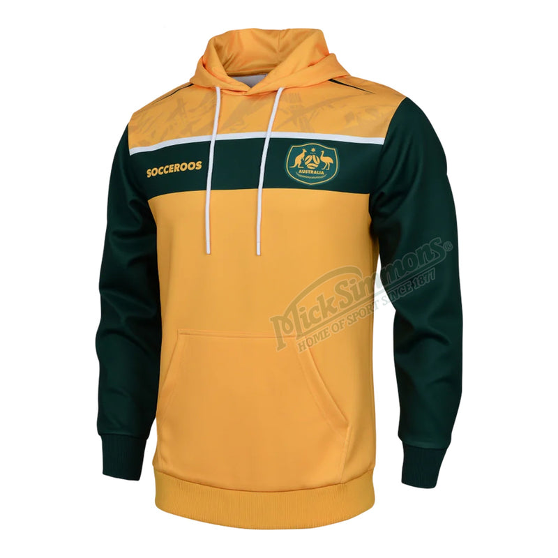 Official Australia Socceroos Mens Supporter Hoodie Football Soccer - new