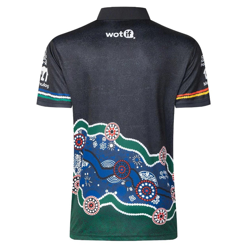 South Sydney Rabbitohs 2024 Men's Indigenous Polo NRL Rugby League By Classic - new