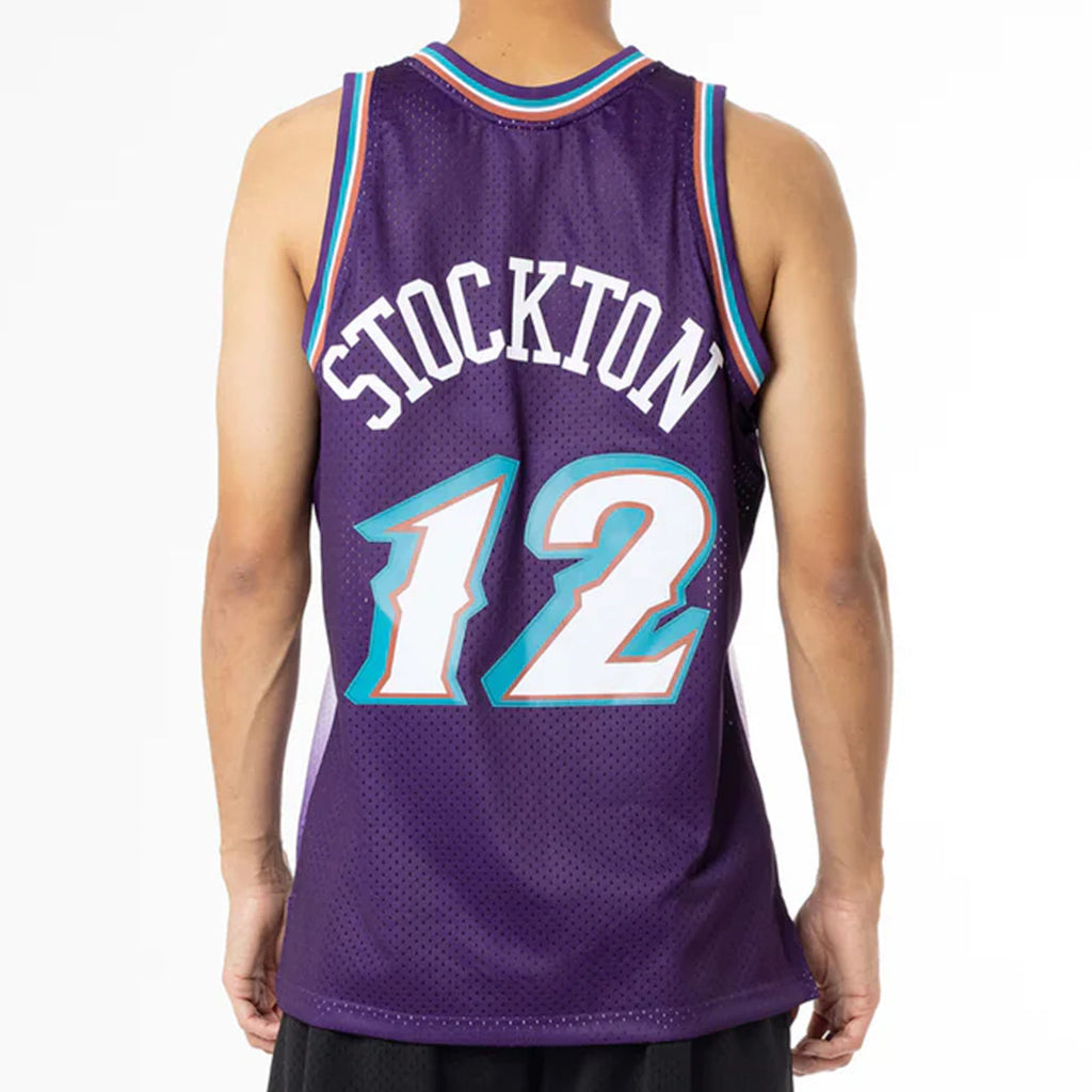Mitchell & Ness NBA Utah Jazz John Stockton #12 '96 Swingman Jersey  SMJYGS18217
