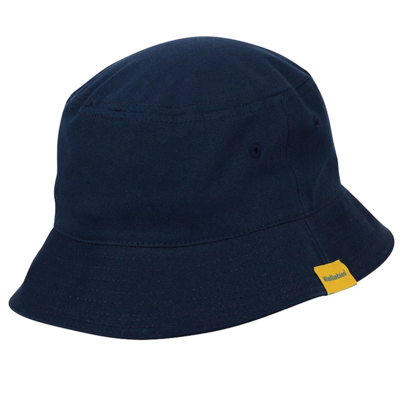 Wallabies Official Navy Twill Bucket Hat Rugby Union by RT Headwear - new