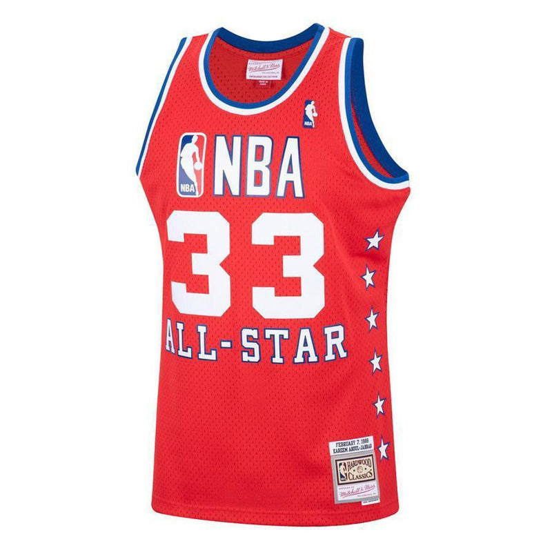 Abdul-Jabbar 1988 NBA All Stars Western Conference Jersey by Mitchell & Ness - new