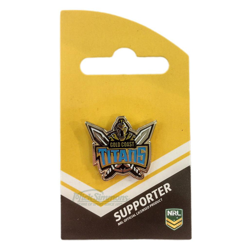 Gold Coast Titans NRL Logo Pin - new