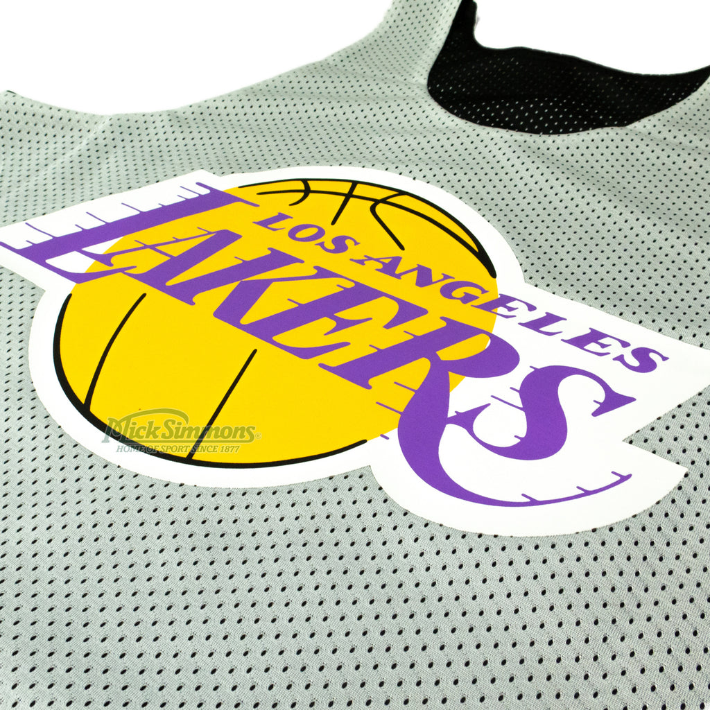Los Angeles Lakers NBA Black Big Logo Reversible Tank Top Jersey