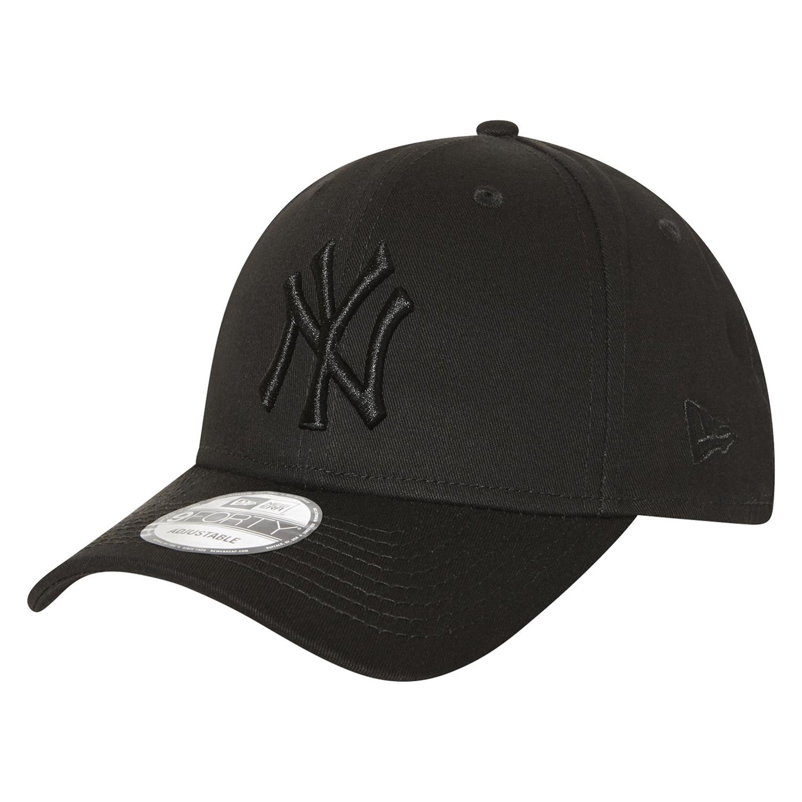 New York Yankees New Era 9Forty Cap Cloth Strap Adjustable Black on ...