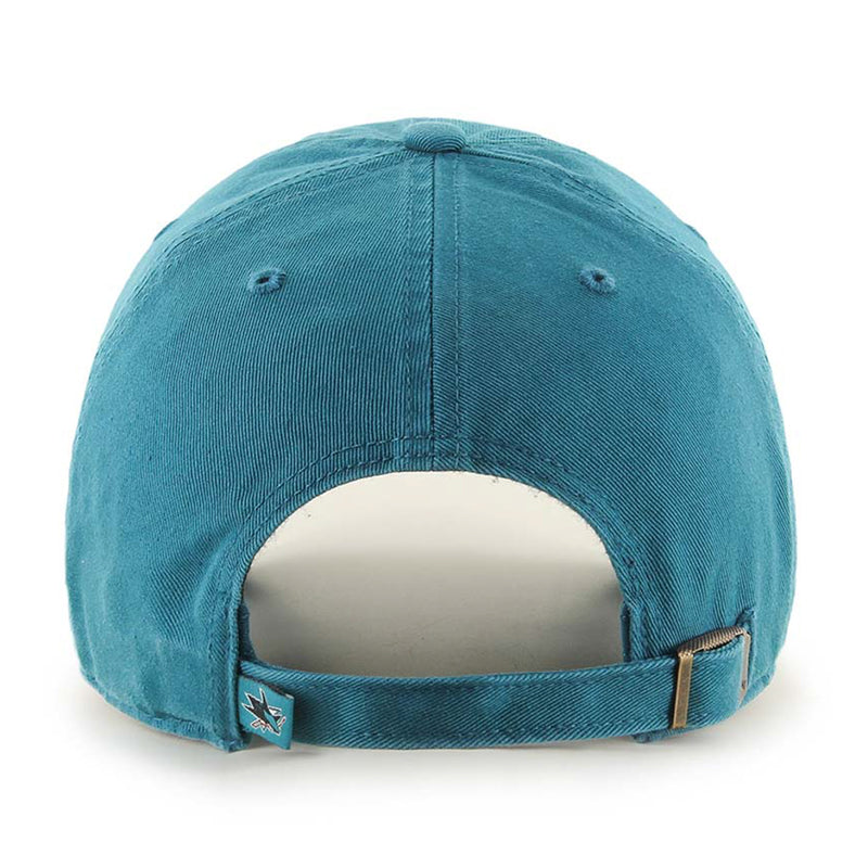 San Jose Sharks Dark Teal '47 CLEAN UP NHL Cap Strapback Cap by 47 - new