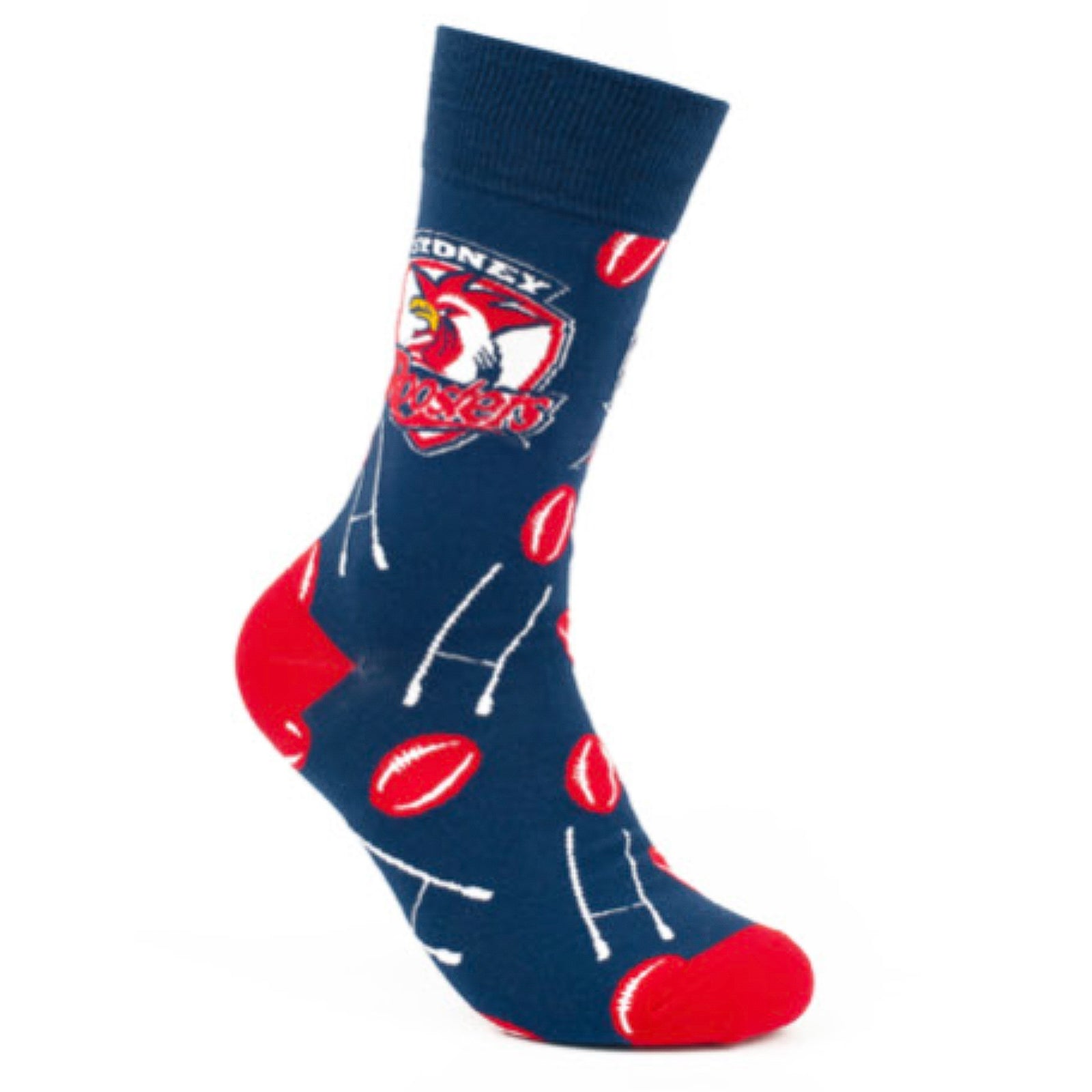 Sydney Roosters Goalpost Logo Footy Socks NRL Rugby League | Mick ...